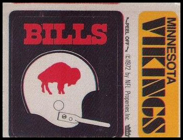 Buffalo Bills Helmet Minnesota Vikings Name